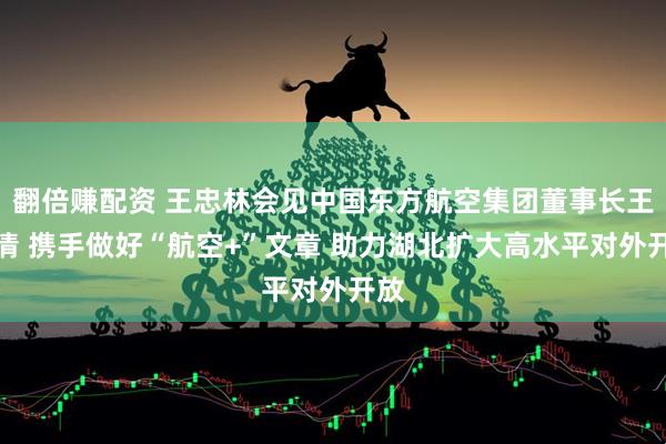 翻倍赚配资 王忠林会见中国东方航空集团董事长王志清 携手做好“航空+”文章 助力湖北扩大高水平对外开放