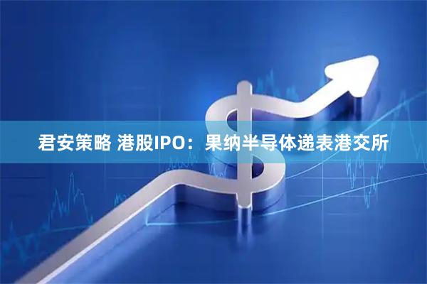 君安策略 港股IPO：果纳半导体递表港交所
